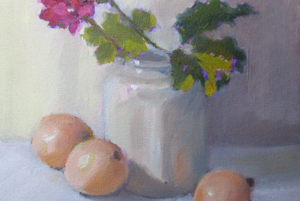 Still life with guavas